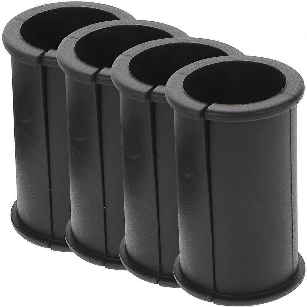 Microphone Shock Mount Rubber Sleeve for Protection 4Pcs Black Accessories