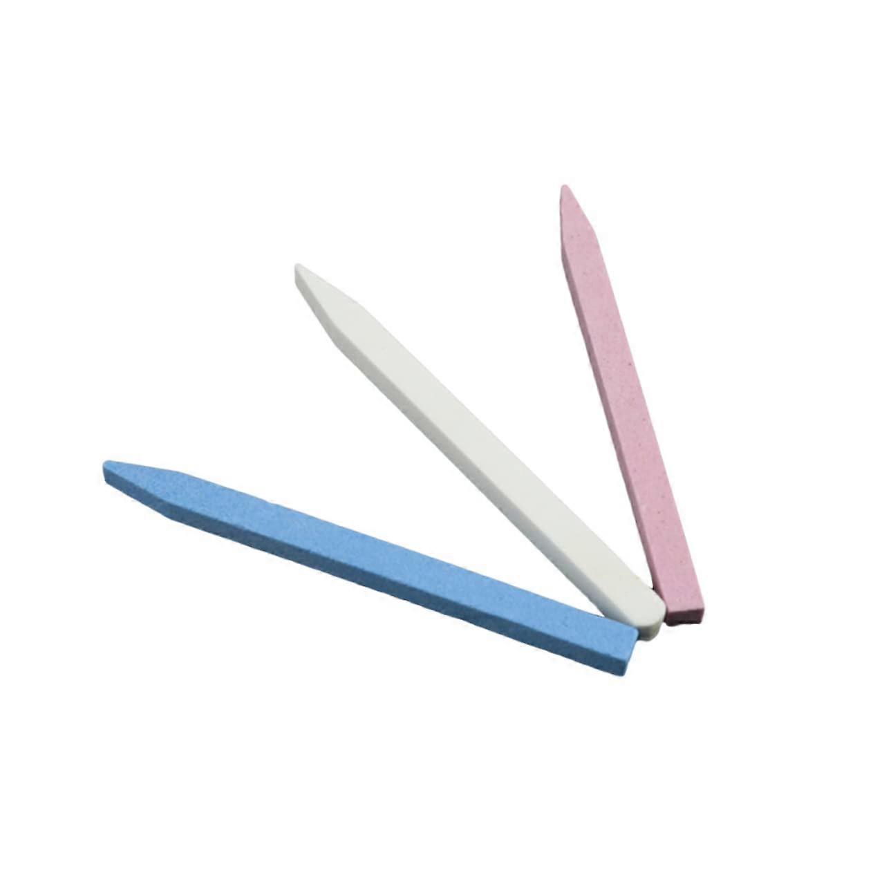 3pcs Double Sided Nail File and Buffer Set for Manicure Natural and Acrylic Nails