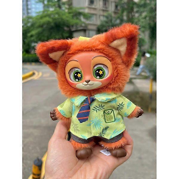 주토피아 비닐 플러시 블라인드 박스 펜던트 인형 패션 토이