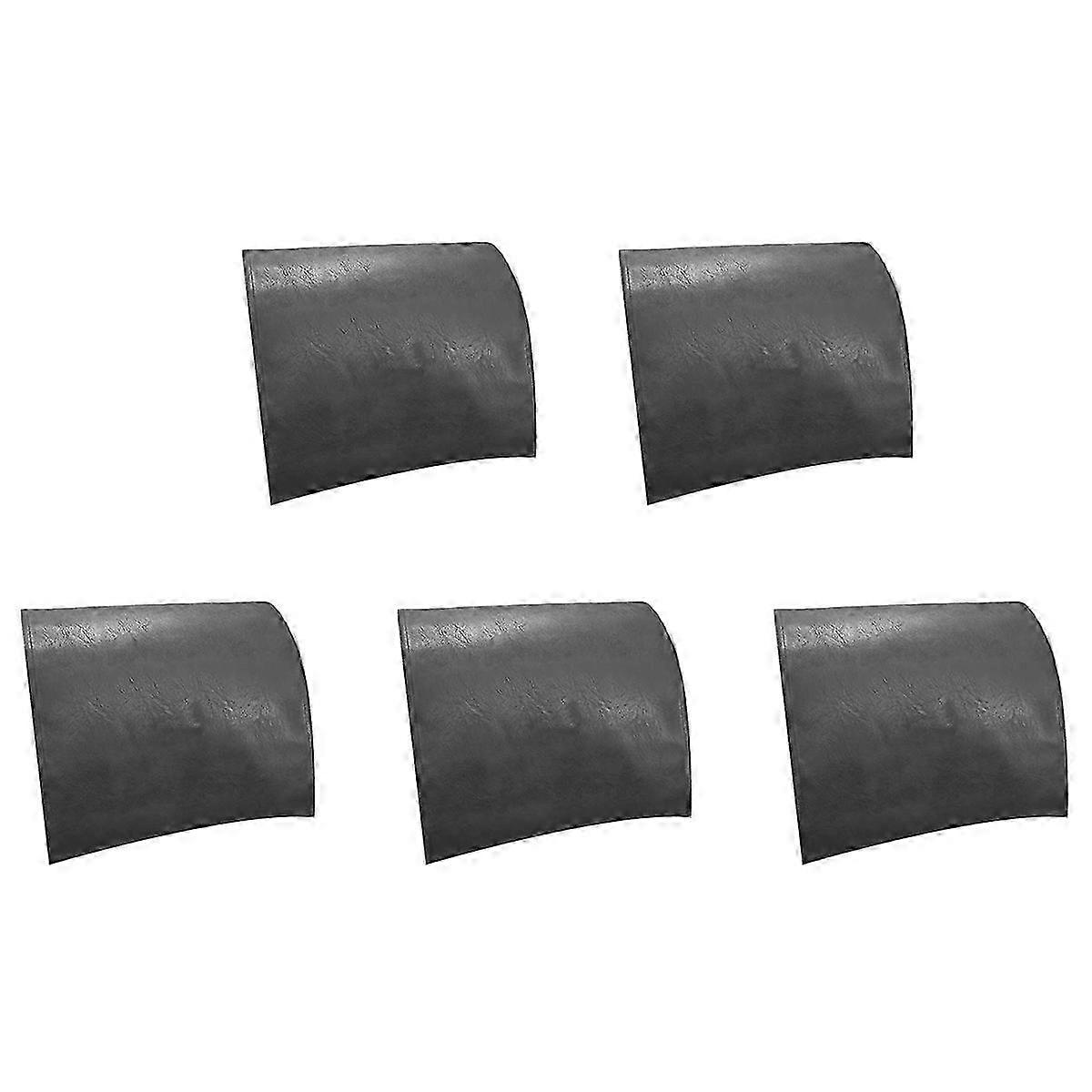 Non-Slip Faux Leather Headrest Protector Black