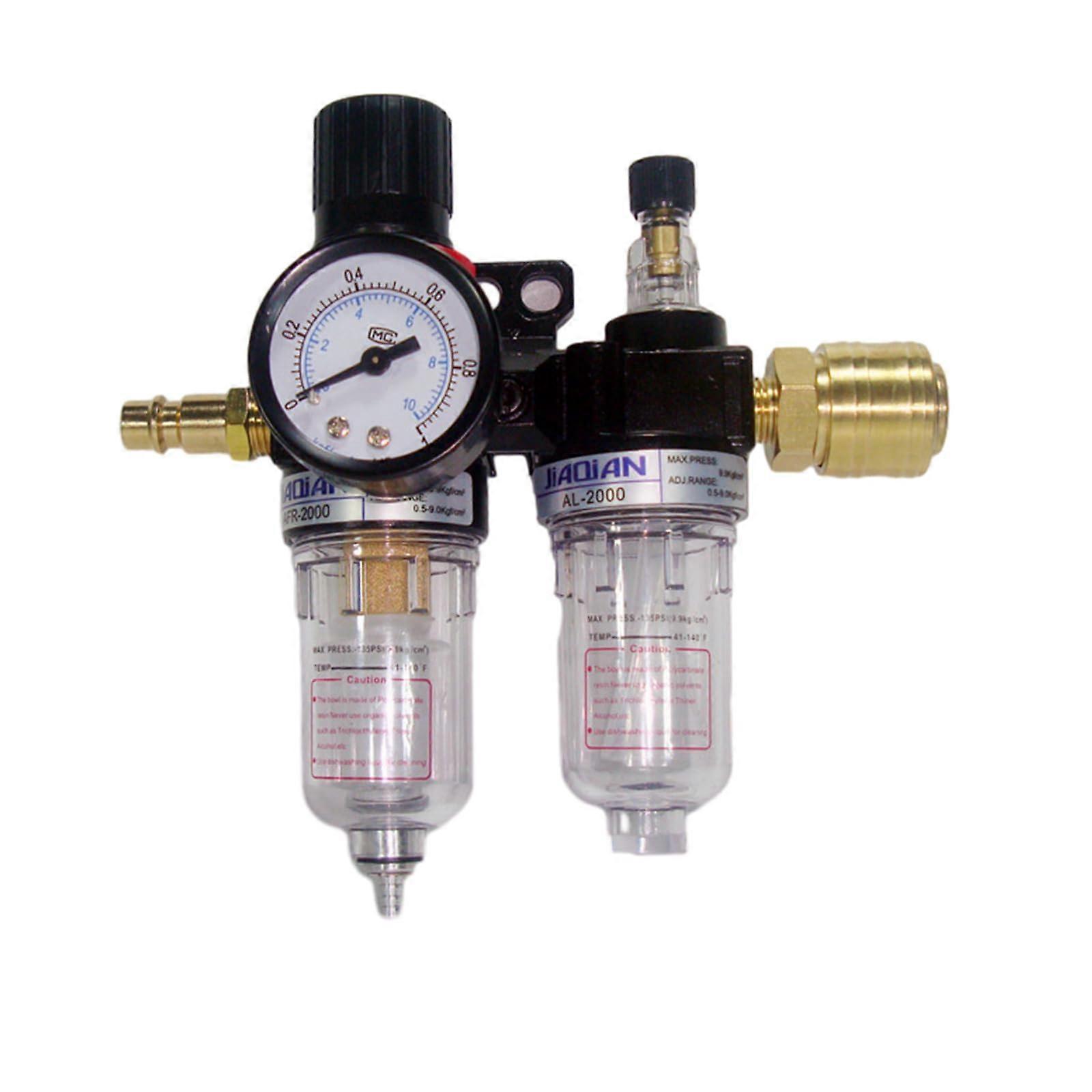 Air Compressor Water Oil Separator with Filter Regulator for Clean Dry Air and Precise Pressure Control