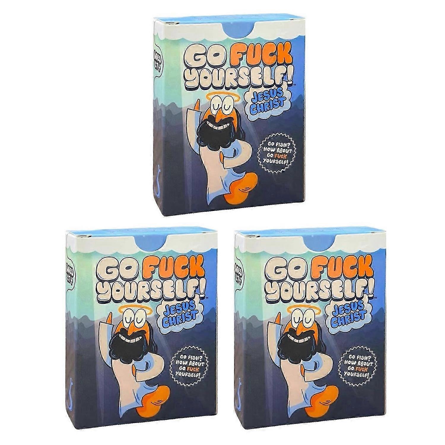 Go F k Yourself! Jesus Christ - Adults Go Fish Card Game, Hilarious Card Games, The Go Fish Game of Life's Little Humiliations