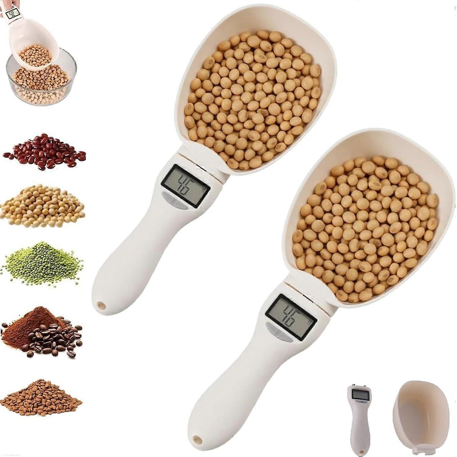Digital Measuring Spoon Scale with LCD Display, Precision Sensor, Multiple Units for Baking and Coffee (2)