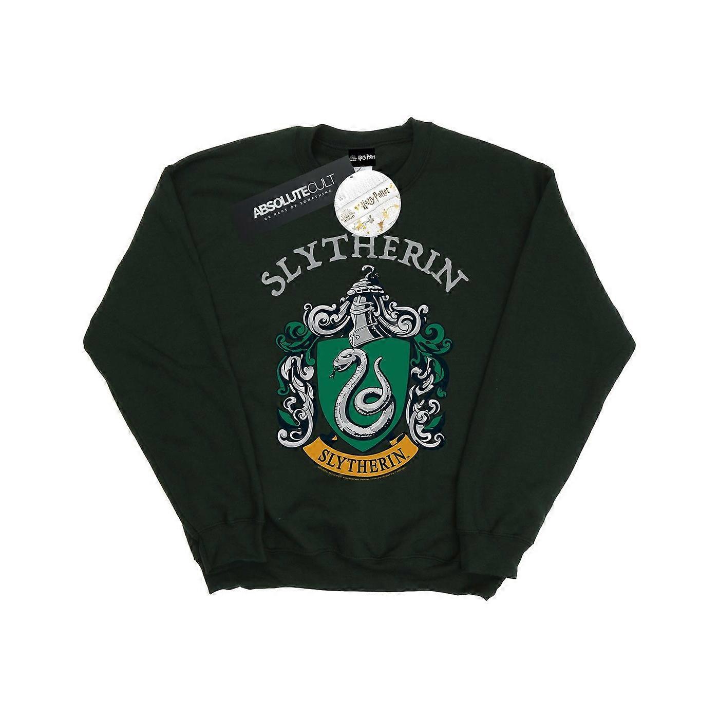 Harry Potter Dames/Dames Zwadderich Crest Sweatshirt