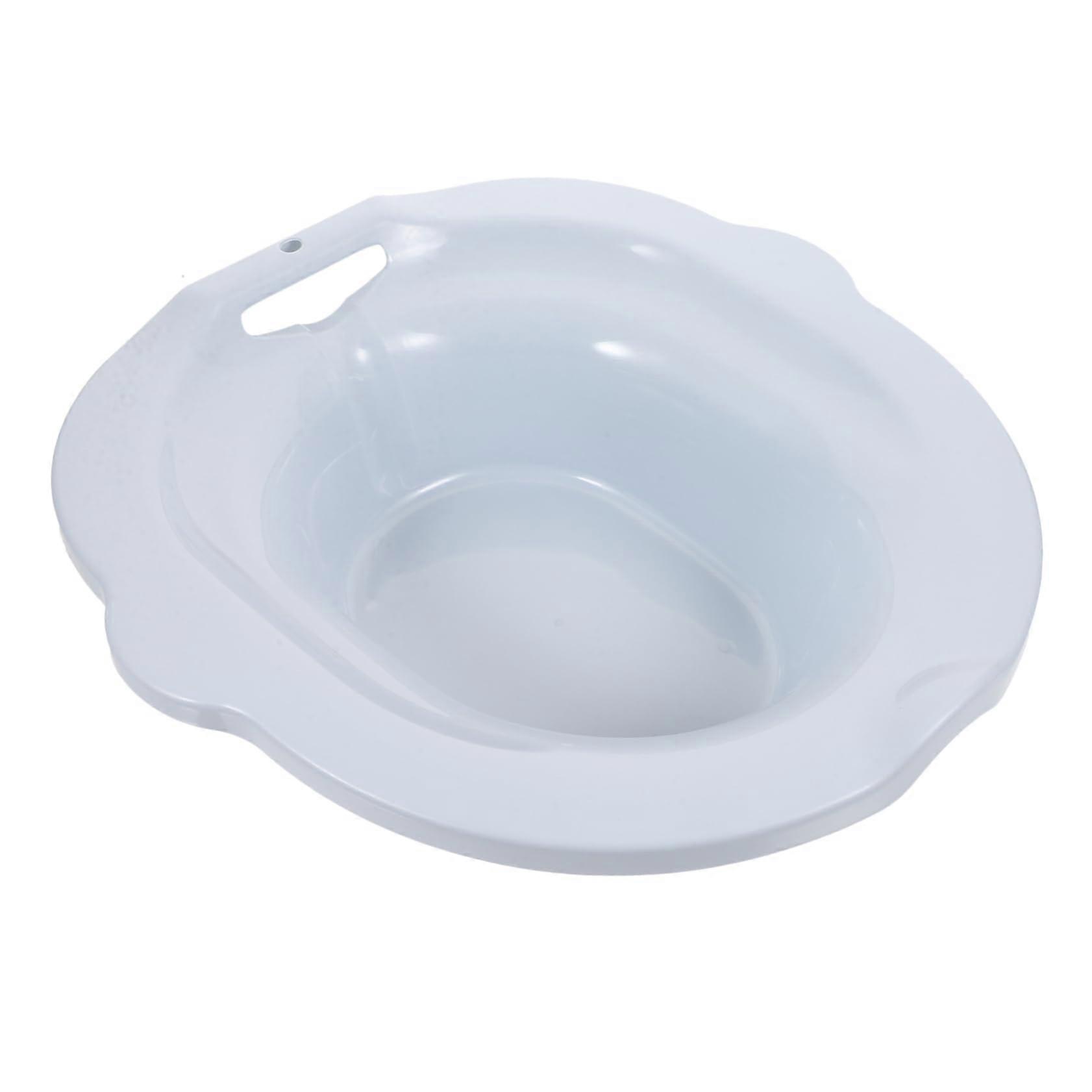 Sitz Bath Basin with 2 in 1 Design, Wide Deep Ergonomic Shape for Postpartum and Elderly Care