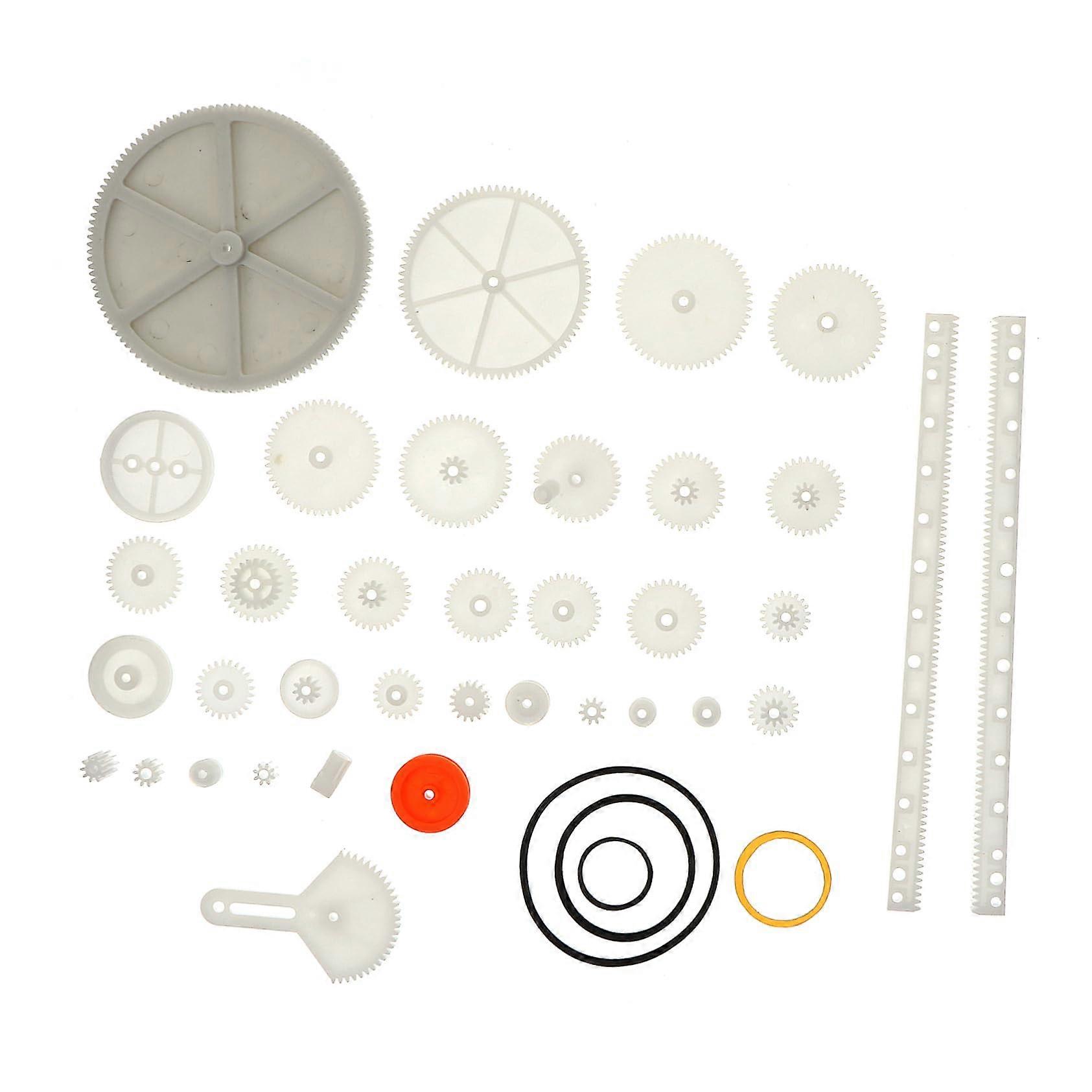 Plastic Gear Kit for Science Projects DIY Robot Building Set with Smooth Power Transfer and Easy Assembly