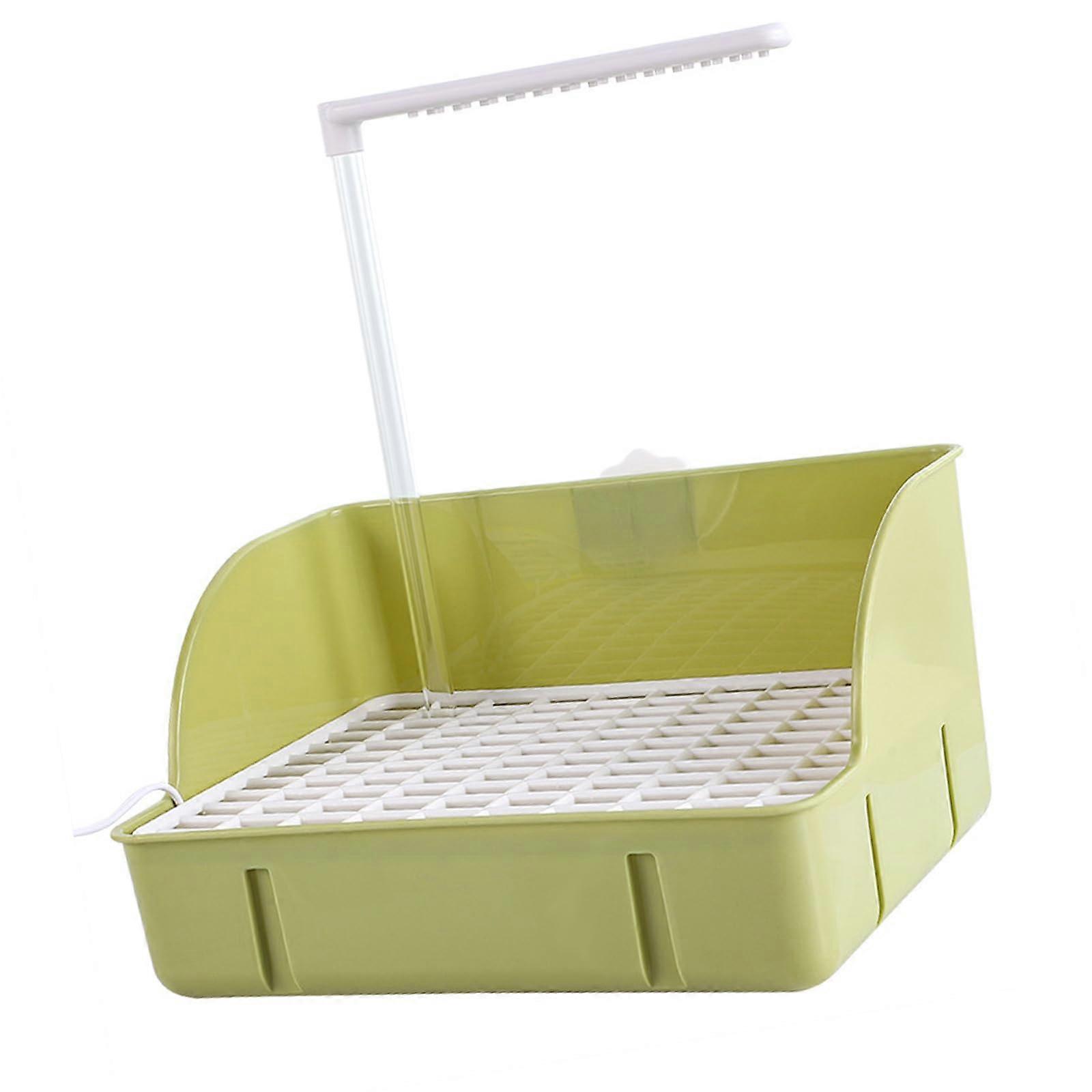 Automatic Bird Bath with Adjustable Flow Control, USB Powered Parrot Shower Box for Small Birds