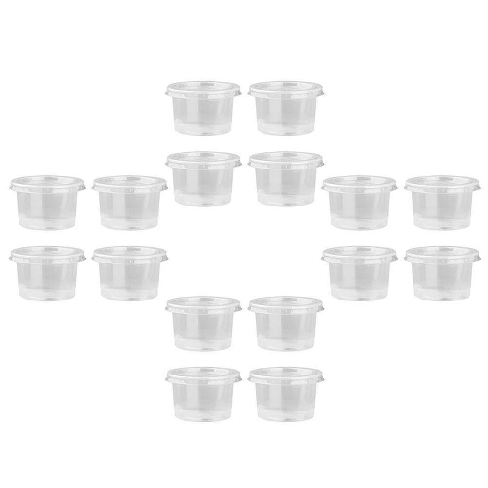 Plastic Pudding Cup Durable Dessert Containers for Home 50Pcs
