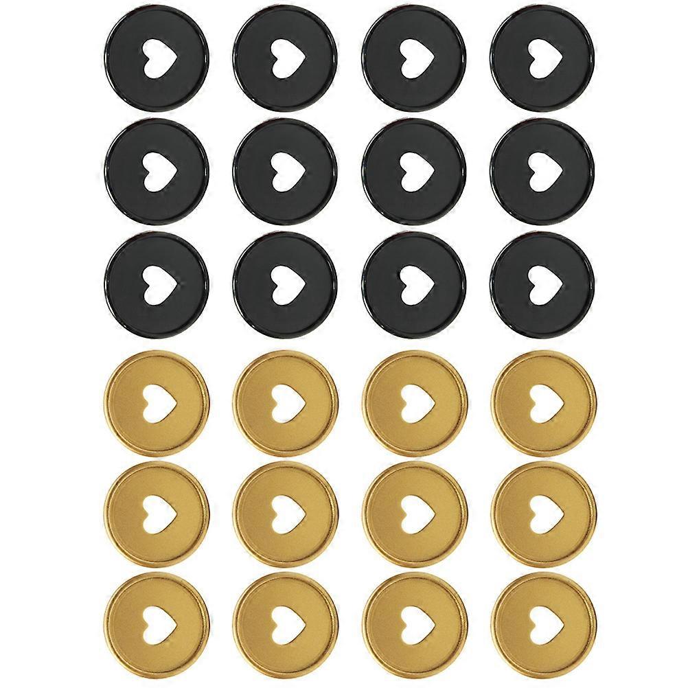 Assorted Color Binding Discs Planner Binding Tool 48Pcs Loose-Leaf