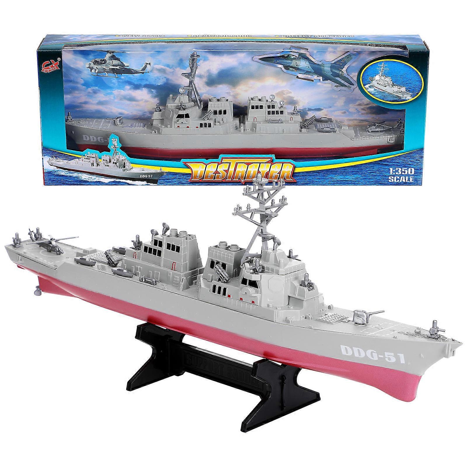 Ship Toy Warship Model for Playing Decoration
