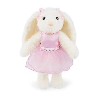 13 Inch Soft Plush Bunny Toy for Girls, Cute Ballerina Stuffed Bunny with Safe Embroidered Features