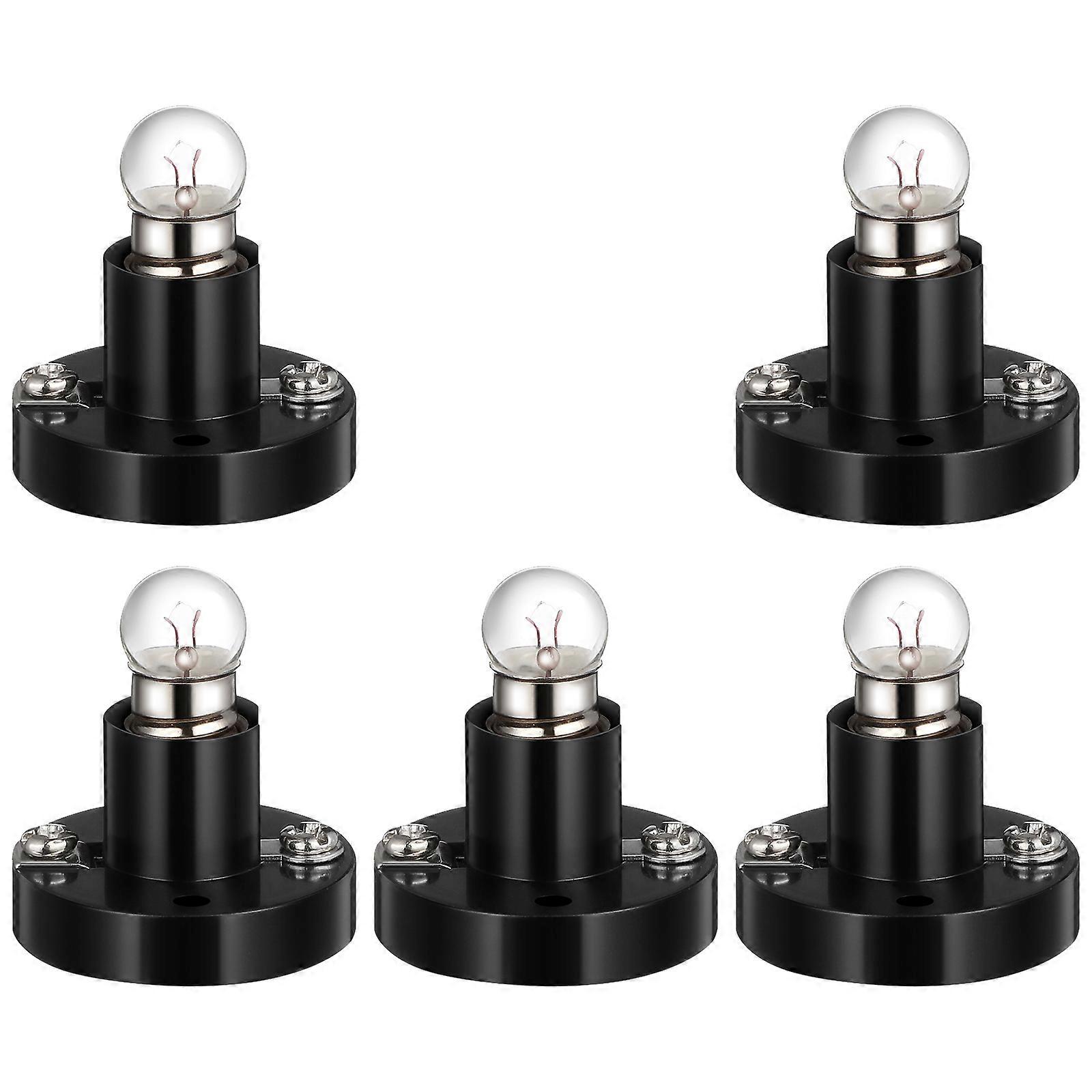 Student Experiment Light Bulb Holder Screw Lamp Holders 2Sets