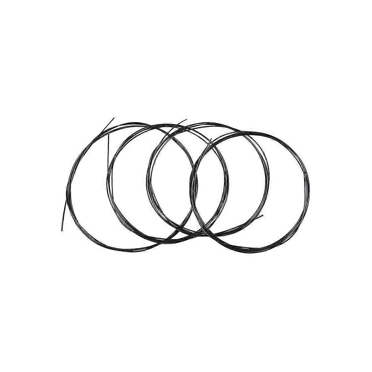 100pcs Classical Guitar 1 Strings Set Plating Super Light Classic Guitar Clear Nylon Strings,black