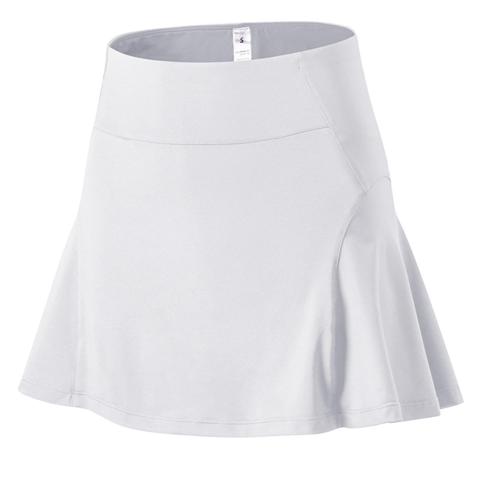 Pleated Skorts Skirts High Waisted Athletic Running Workout Skirt