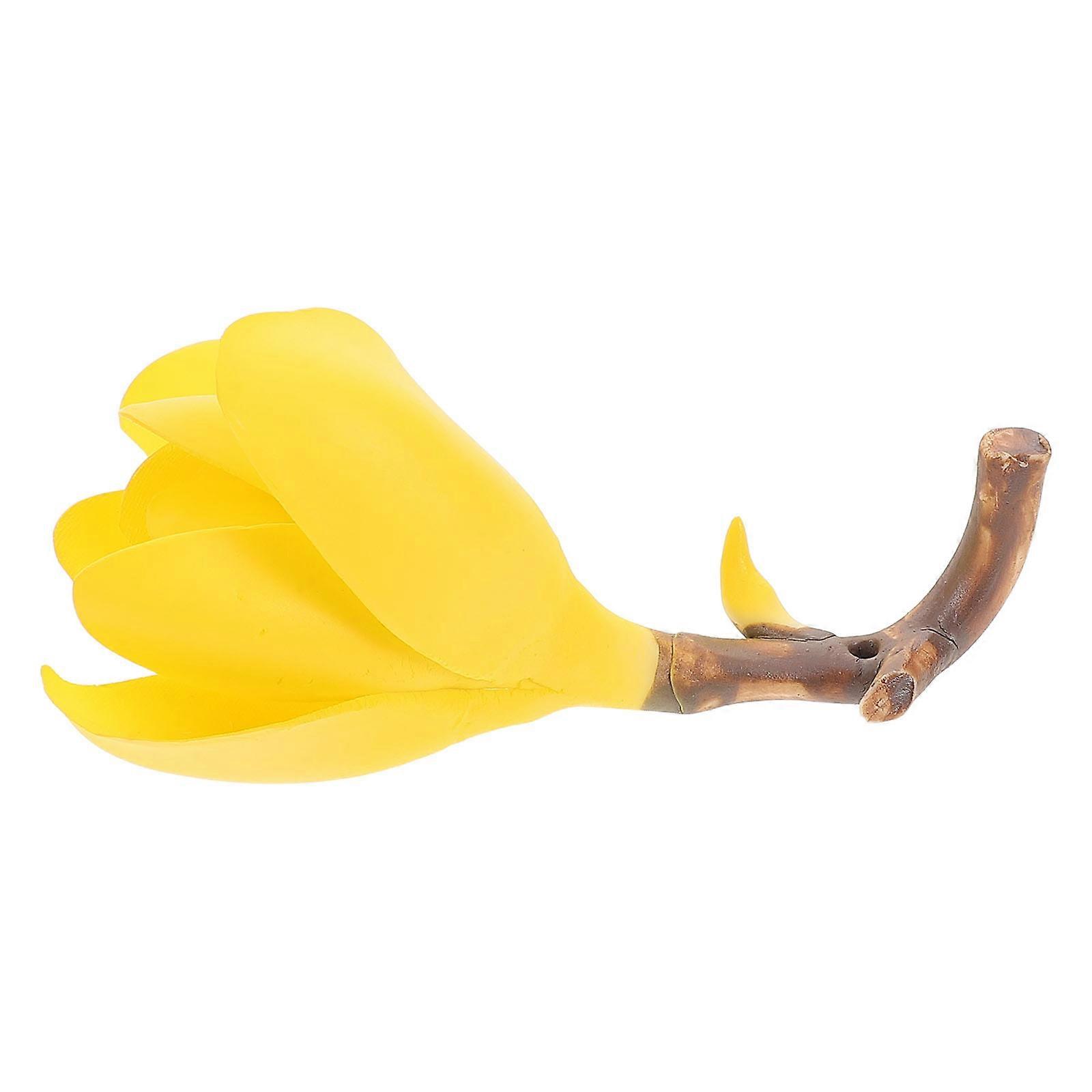 Yellow Ceramic Pen Holder for Desk Incense Holder Function Decor