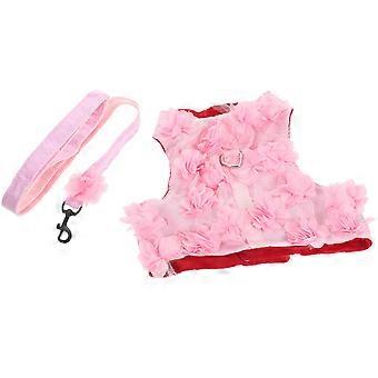Pet Traction Rope Stereo Flower Dog Traction Rope for 2Pcs
