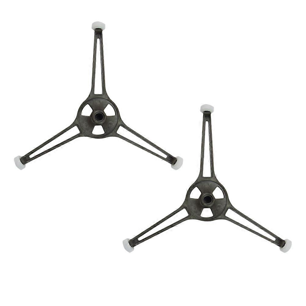 Microwave Plate Bracket Y-Type Turntable Stand for Replacement 2Pcs Black