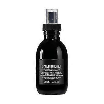 Spray capilar 3 em 1 com extrato de leite para controle do frizz e nutrição profunda em cabelos secos e danificados.