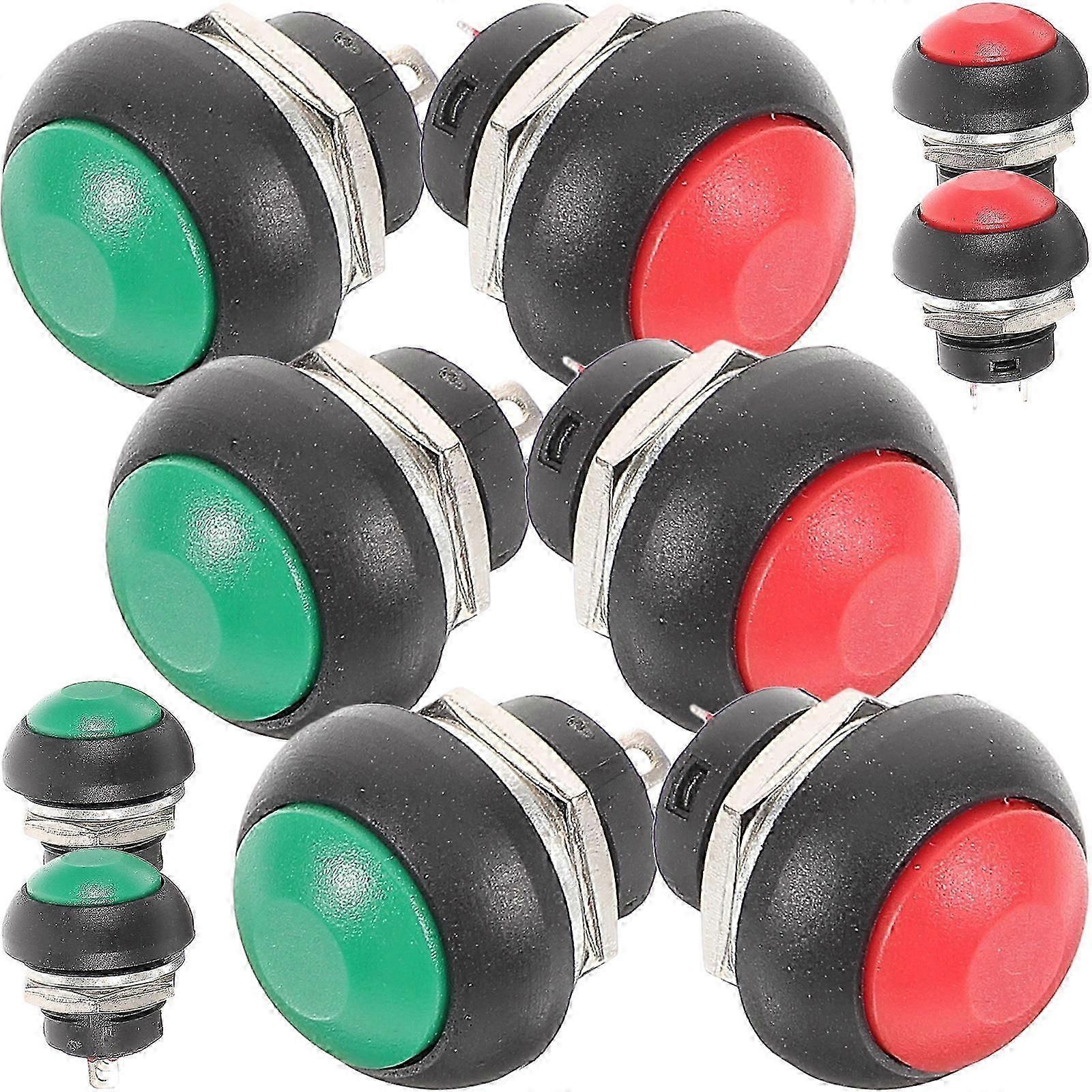 10Pcs Doorbell Button Accessory with Self-Resetting Function for Home
