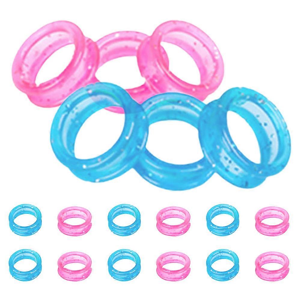Scissors Finger Rings Silicone Protector for Scissors 20Pcs Assorted