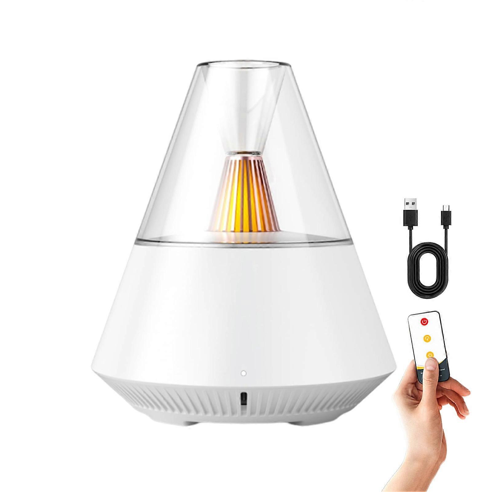 Essential Oil Diffuser - 150ml Flame Effect Humidifier for Bedroom