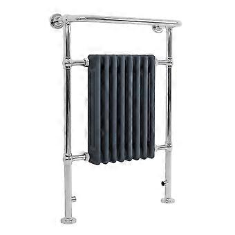 Traditional Heated Towel Rail Radiator – 950mm x 660mm  – Anthracite Grey