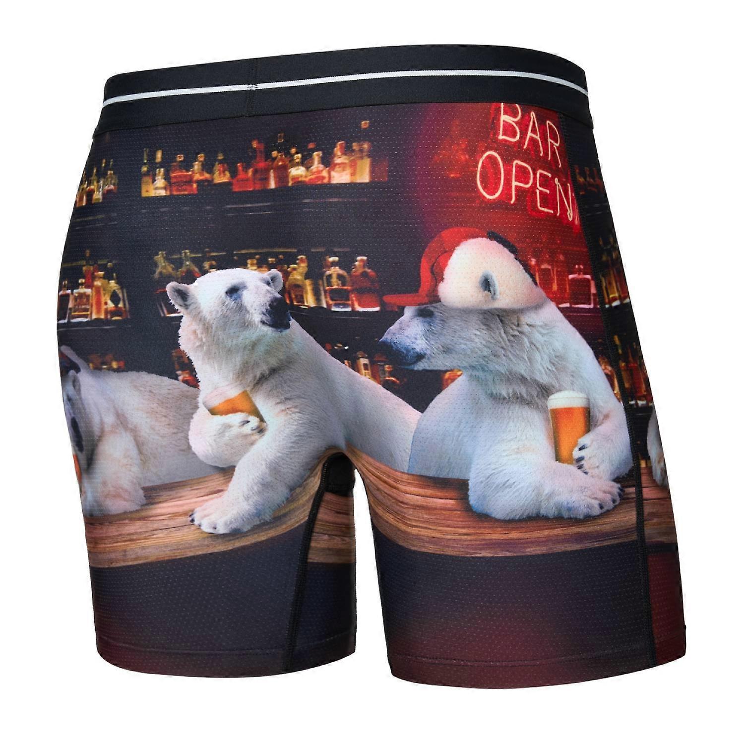Saxx Volt Breathable Mesh Boxer Briefs, Da Bears/Multi