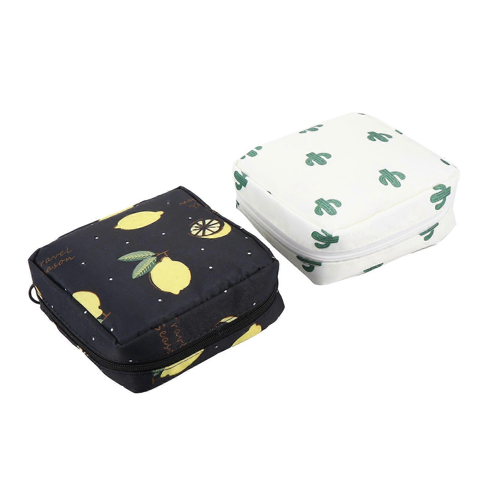 2pcs Portable Change Bags Versatile Wallets Creative Nursing Pad Pouches