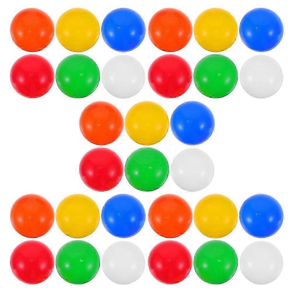 Colored Balls Sphere Game Balls for Event Raffles 30Pcs Pack