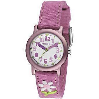 JACQUES FAREL Eco Kids Wristwatch Analog Quartz Girl ORG 1111 Flower