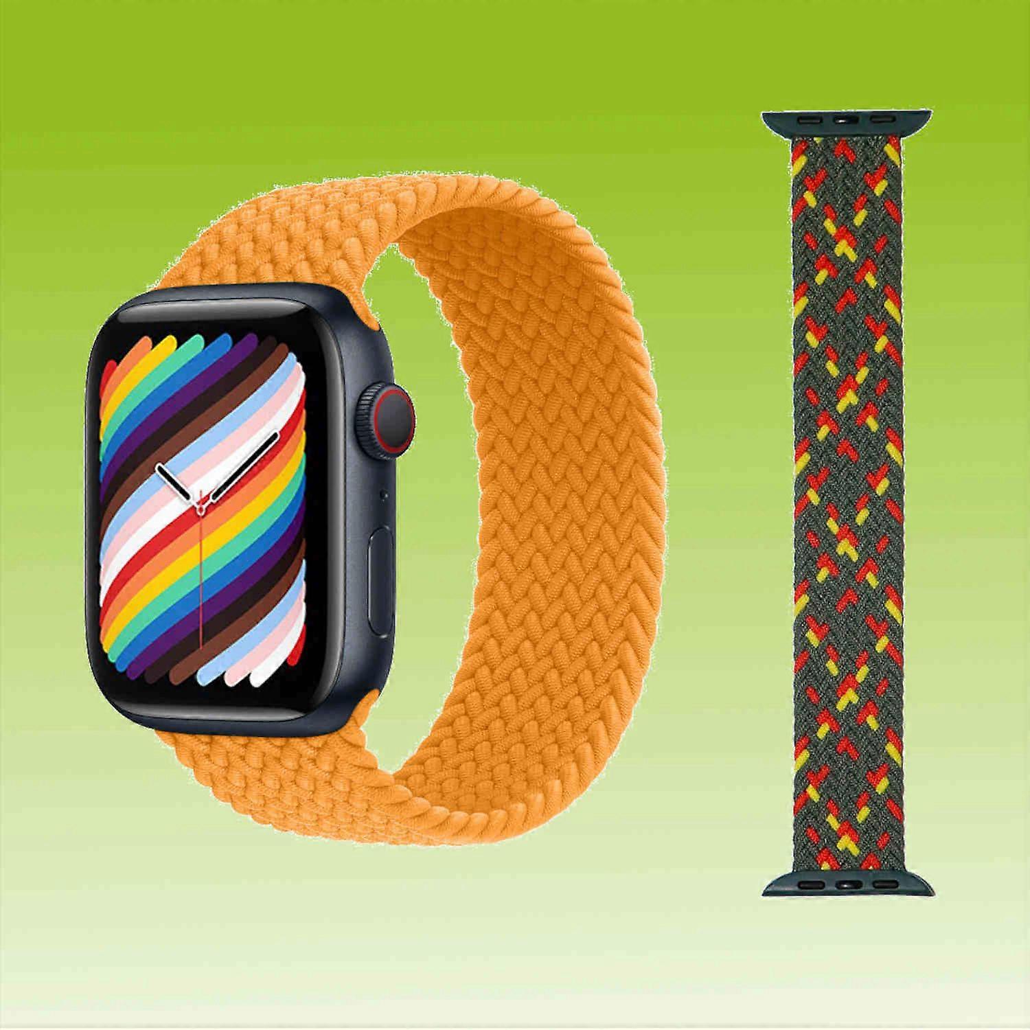 Replacement Nylon Watch Band for Apple Watch Series 10 42mm / 9 8 7 41 / 6 SE 5 4 40 / 3 2 1 38mm