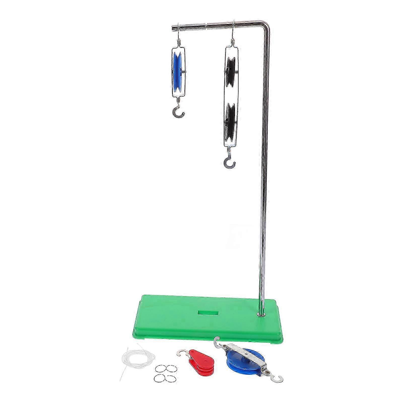 1 Set Pulley System Kit Science Experimental Tool Physics Tool Pulleys And Bracket Set