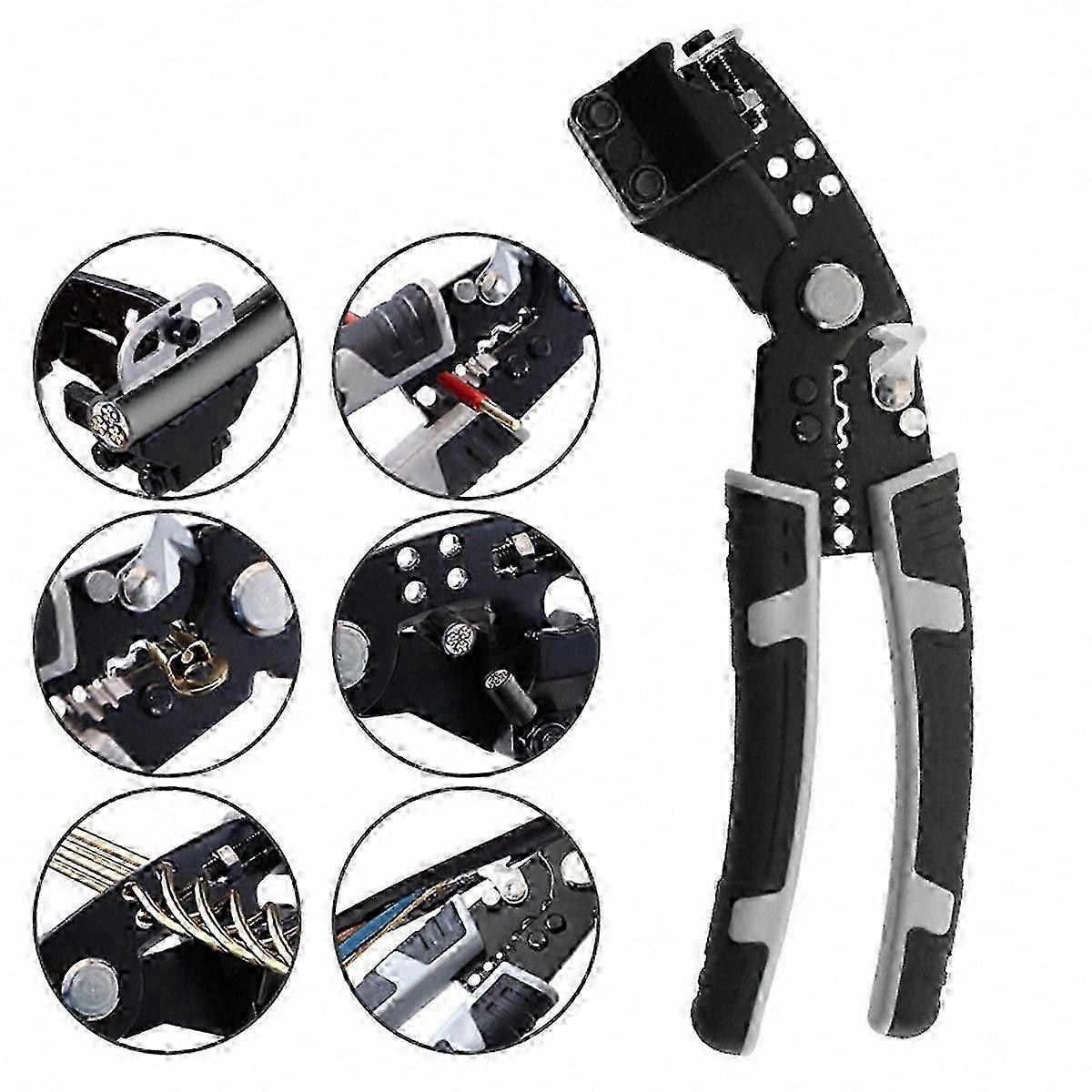 Electrician's Multifunction Wire Stripping Tool with Durable Industrial Design