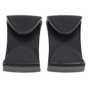 Winter Sports Ski Goggle Clips 2pcs Black Helmet Clamp Accessories