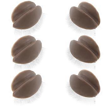 6pcs Removable Realistic Eyelid with Eyelash Mannequin Eyelids for Lash Extension Practice