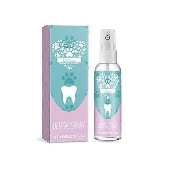 Pet Dental Spray for Dogs & Cats - Breath Freshener, Teeth Stain Remover, Easy Mouth Cleaning (Sorbitol & Erythritol), 13x Daily