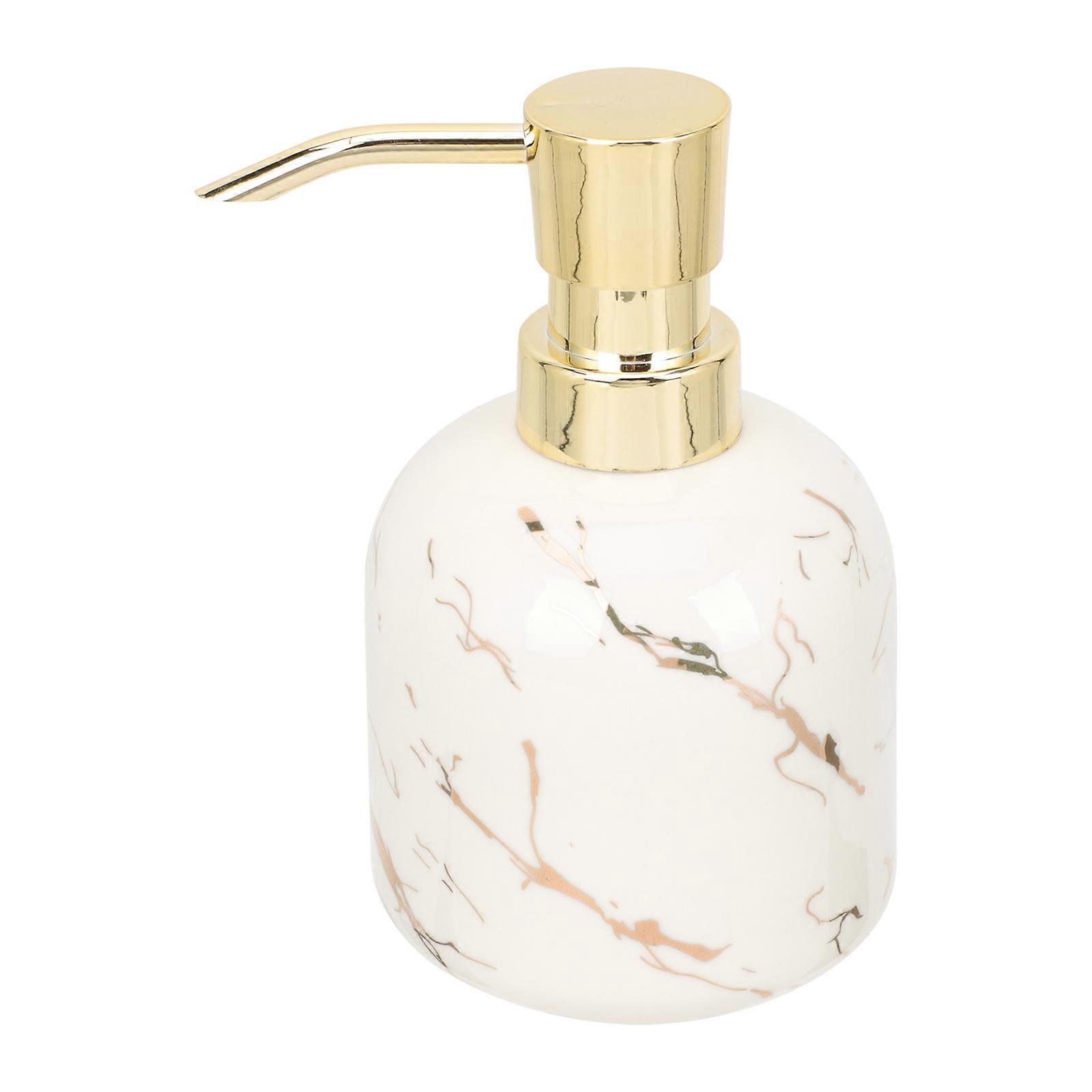 Shampoo Empty Container Ceramic Bottle for Bathroom Use Leak Proof
