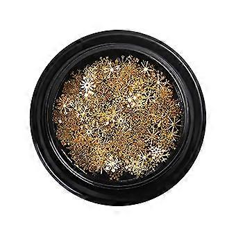 Christmas Nail Art Decorations 3D Snowflake Nail Sequins for Festive Manicure DIY Set (B, One Size)