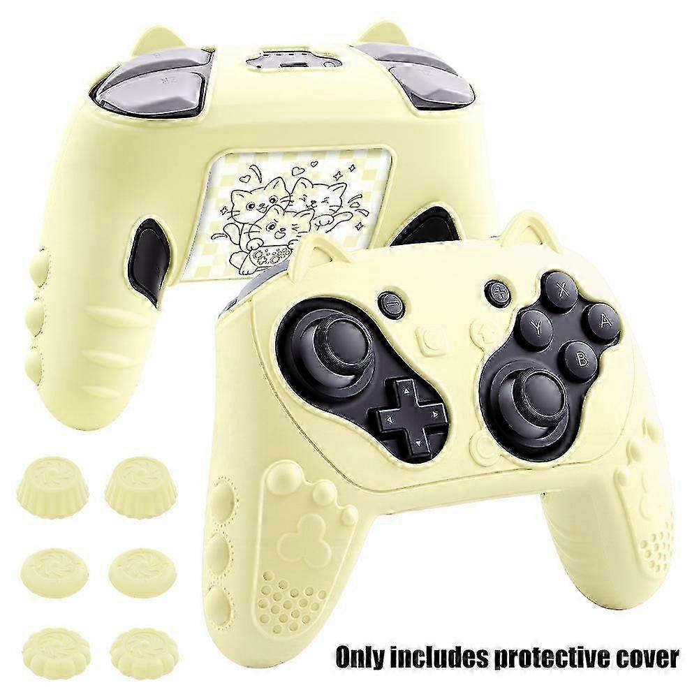 For Switch2Pro controller silicone protective case, cute cat ear design YTQ