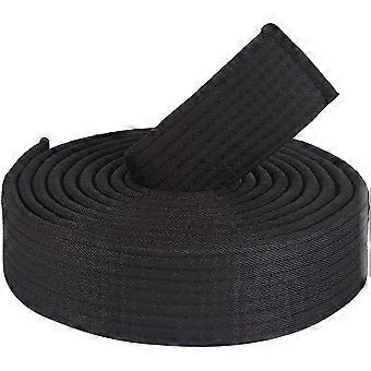 Black Jiu Jitsu Belt Polyester Martial Arts Belt Judo Jiu-Jitsu TKD Aikido Uniform Ranking Belt Long Soft Universal Fit Belts Taekwondo