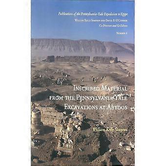 Material Inscrito das Escavações da Pensilvânia-Yale em Abidos - William Kelly Simpson - Capa Dura - Livro em Inglês - História