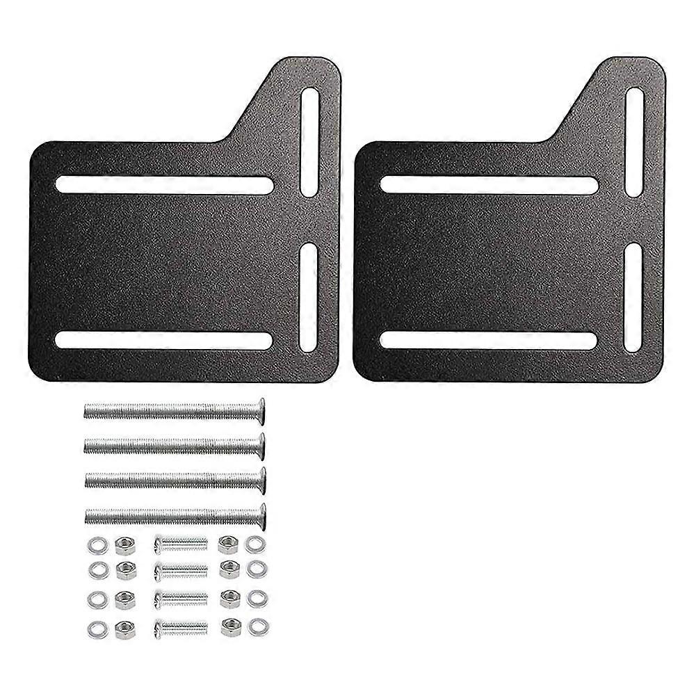 2pcs Bed Frame Brackets Adapter for Headboard Extra Heavy Duty Bed Modification Plate with Hardware