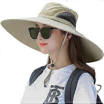Hat Men's Sun Visor Fishing Hat Big Hat Sunscreen Uv Fisherman's Hat Sun Hat COS