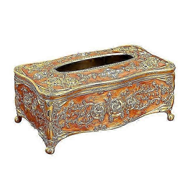 Style Tissue Box Rectangular Decorative Tissue Box_bh