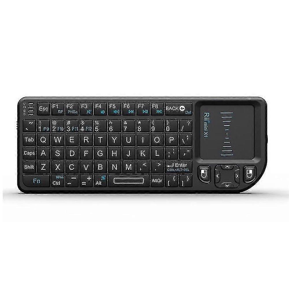 2.4GHz Wireless Keyboard with Mouse Touchpad, Compact, Black