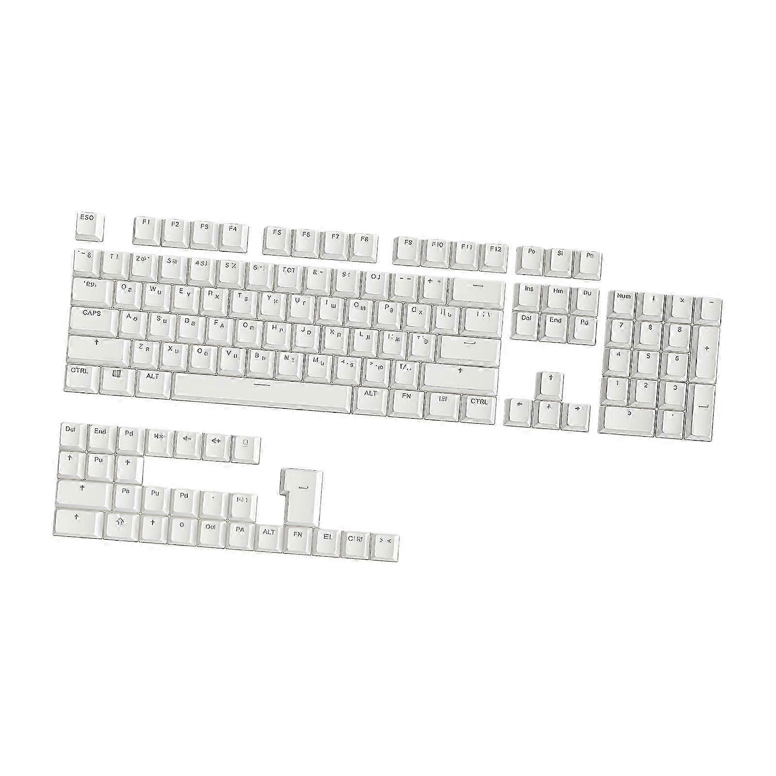 Russian Translucent OEM ABS Keycaps 104