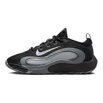 Scarpe da basket basse Nike ISOFLY, nere e grigie, unisex, codice FN4384-001