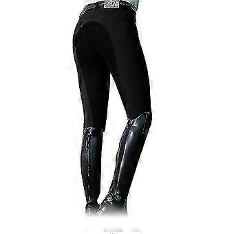 Women High Waist Elastic Equestrian Pants Horse Racing Skinny Trousers-XinHan