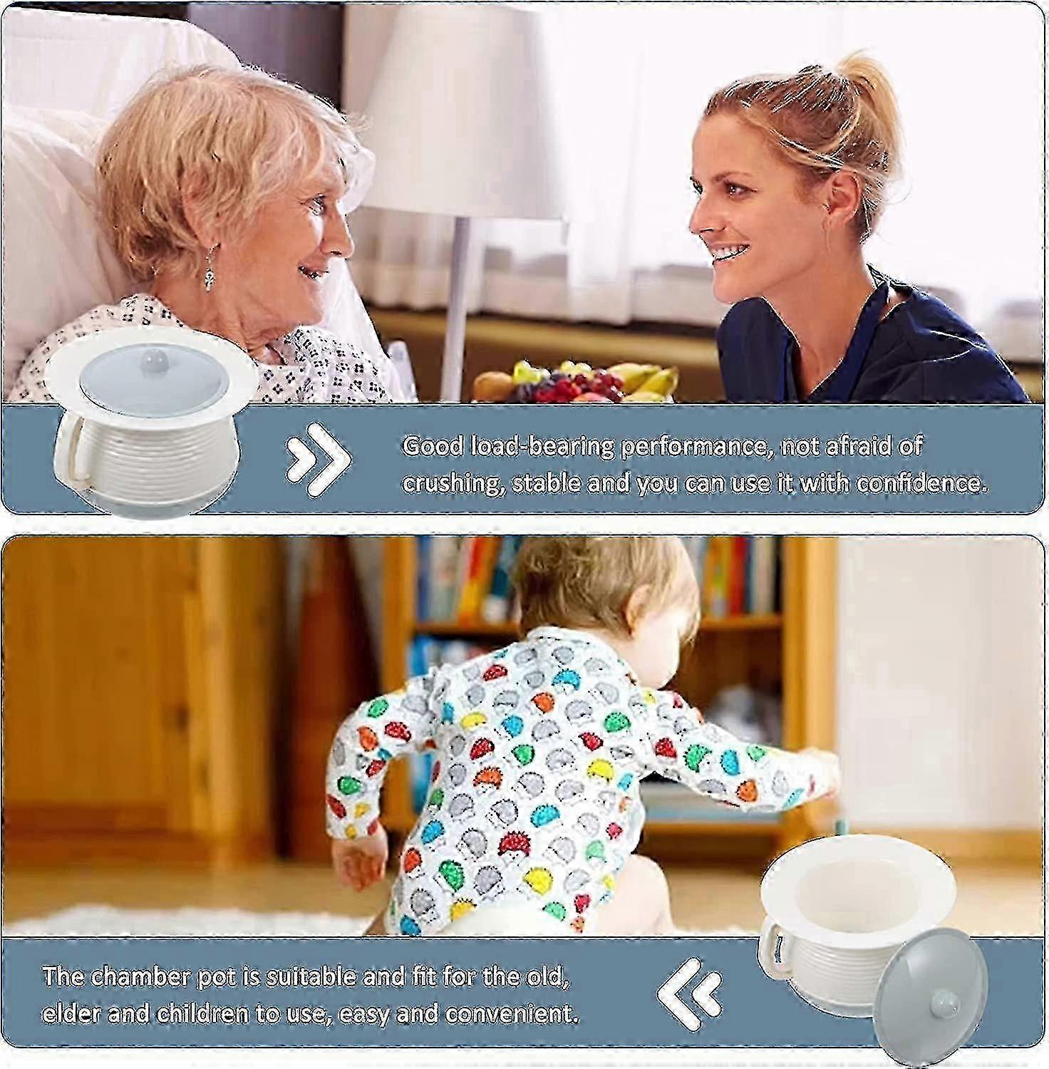 Child Elderly Friendly PP Chamber Pot
