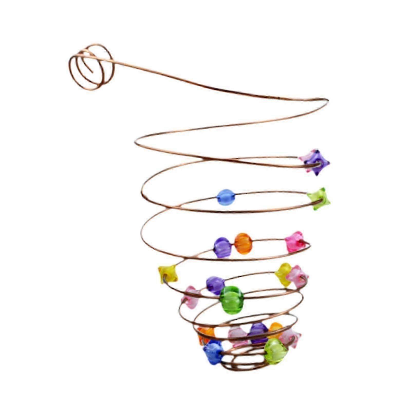 Copper Spiral Fruit Foraging Feeder